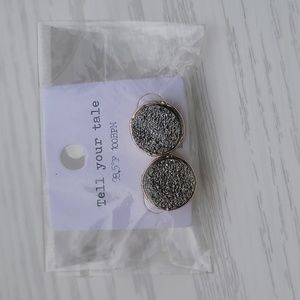 Crystal stud earrings